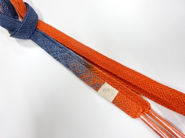 未使用品　正絹　手組帯締め